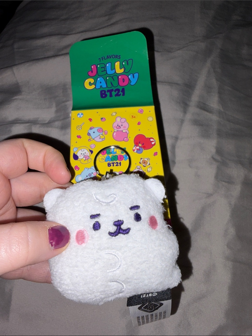 Brand New BTS BT21 Jelly Candy Series 1 Mini Plush Pendent RJ Jin🔥 - Picture 5 of 6